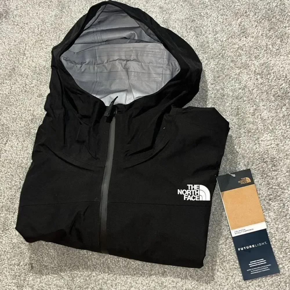 North Face Dryzzle FUTURELIGHT Waterproof Rain Hooded Sealed Seams Jacket Parka